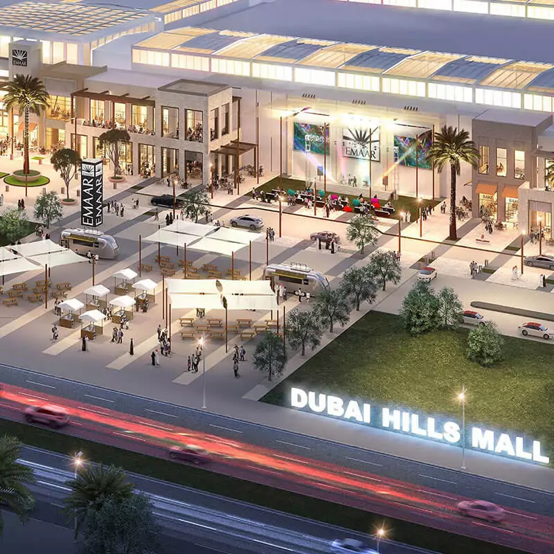 Eagle Hills - Our History - Shopping Malls - UAE Dubai Hills Mall